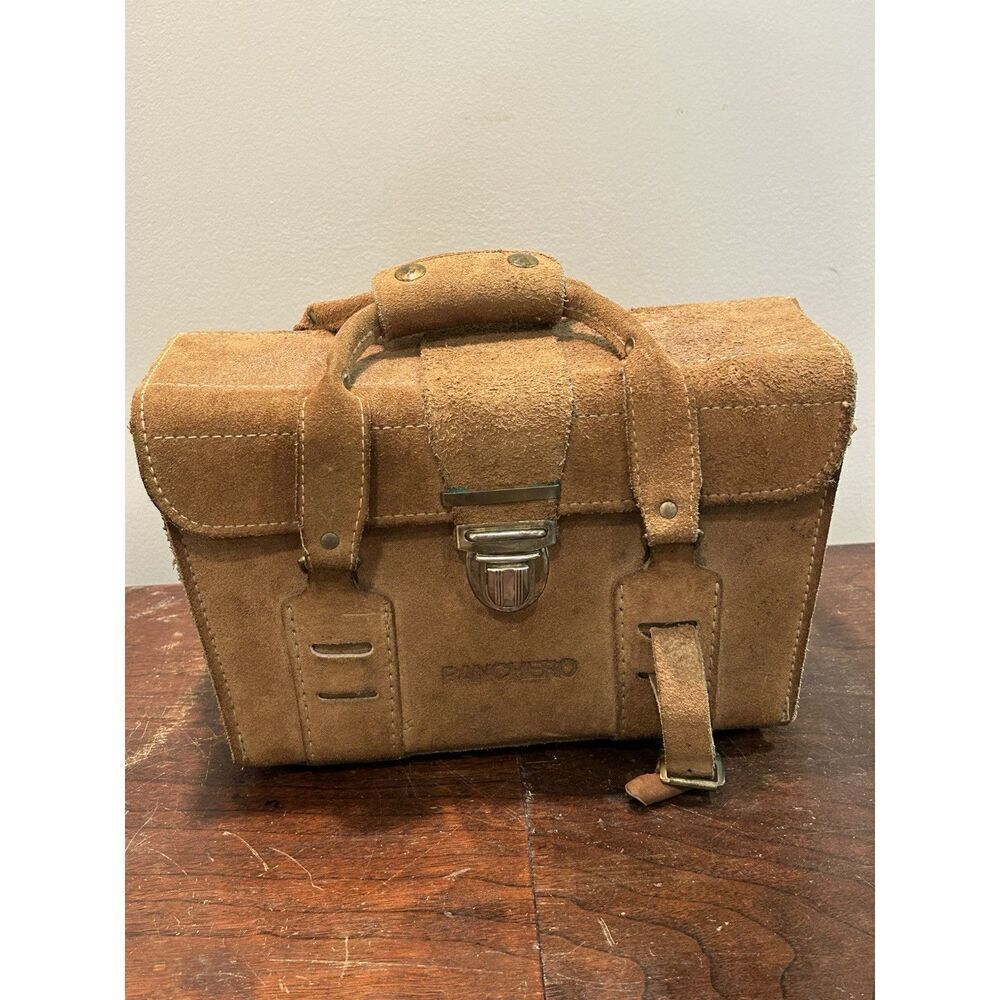 Vintage Ranchero R 630 Photographer Bag Top Grain Cowhide Suede Made In USA